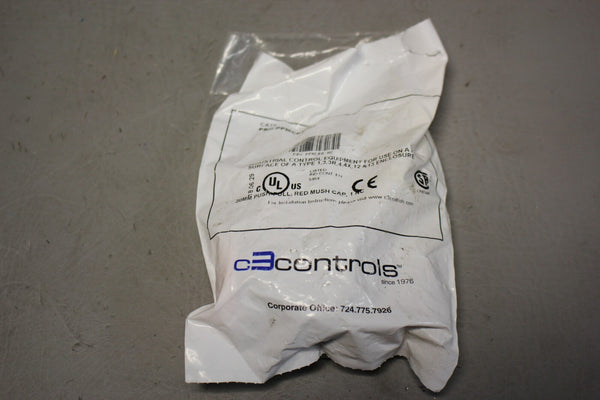 NEW ECONTROLS 30MM RED PUSH/PULL BUTTON PBO-PPMCRD-NC