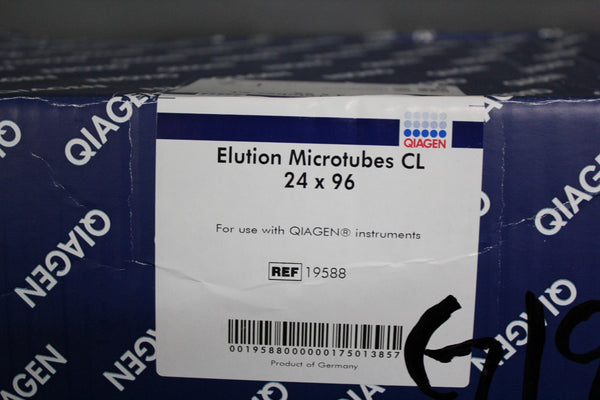 NEW BOX OF  24 x 96 QIAGEN ELUTION MICROTUBES CL WITH CAPS  19588