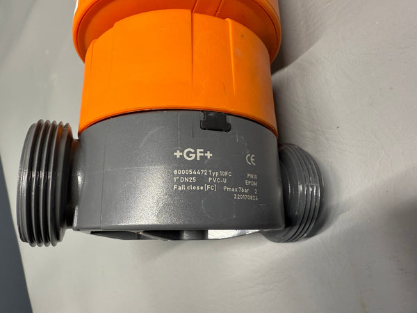 GEORG FISCHER  PNEUMATICALLY ACTUATED VALVE #1 WITH 199190305 POSITION INDICATOR
