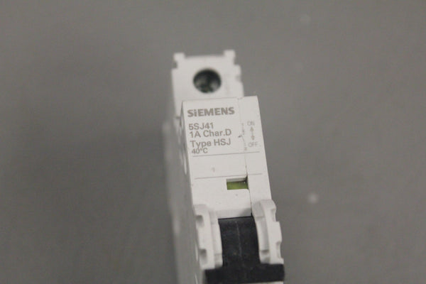 LOT OF 5 SIEMENS MINIATURE CIRCUIT BREAKER 5SJ4101-8HG40