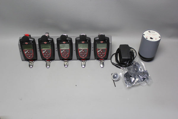 5 3M Quest Technologies The EDGE eg5 Noise Dosimeters + Calibrator QC-10 + Dock