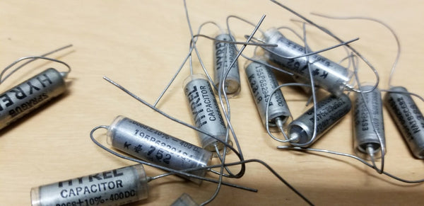 Lot of 13 Unused Sprague Hyrel PIO Capacitors .0068 400VDC Tube Amp