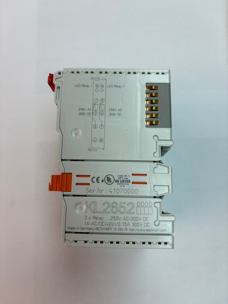 BECKHOFF KL2652 Module Dual Relay I/O MODULE