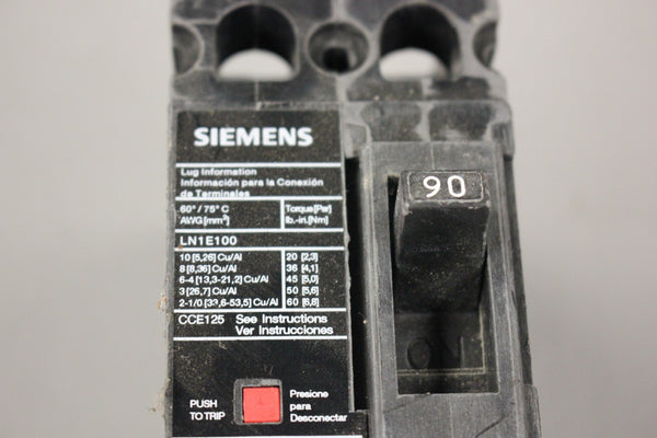 SIEMENS ED42B090 SENTRON CIRCUIT BREAKER (B)