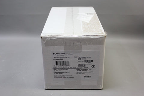 NEW BOX 200 VWR ASPIRATING PIPETTE PS 5ML STERILE 414004-266