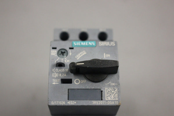 SIEMENS SIRIUS CIRCUIT BREAKER 3RV2011-GA10