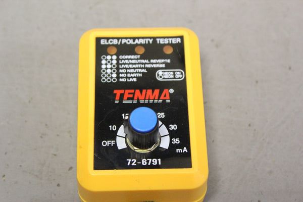 TENMA ELCB/POLARITY TESTER 72-6791