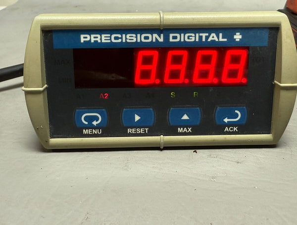 LOT OF 2 PRECISION DIGITAL TRIDENT PROCESS & TEMPERATURE METERS PD765-6R0-1
