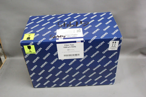 NEW BOX OF QIAGEN FILTER TIPS 1500 ul (1024) 1500ul 997024