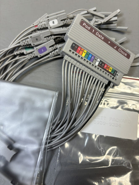 HP PROBE KIT, POD 1 DATA + J CLOCK , GRABBER 5090-4833(20PCs), 5959-9334