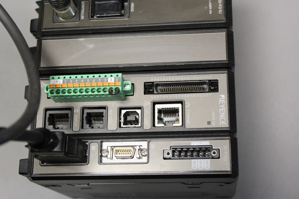 KEYENCE LASER DISPLACEMENT METER W/ SPECTROSCOPY UNIT SI-F1001 & SI-F01U