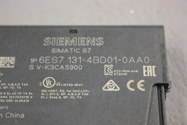 NEW SIEMENS SIMATIC MODULE 6ES7 131-4BD01-0AA0
