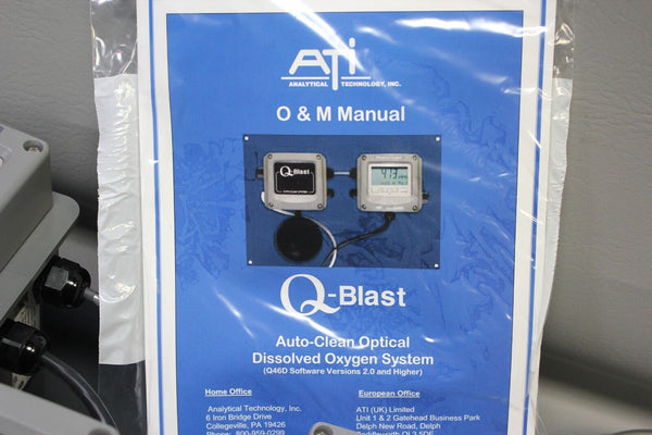 NEW ATI Q-BLAST AUTO-CLEAN DISSOLVED OXYGEN SYSTEM WITH EXTRAS