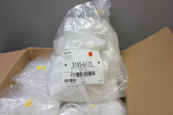 THERMO SCIENTIFIC STERILE CONICAL BOTTOM CENTRIFUGE BOTTLE 175ML 48 PCS 3145-017