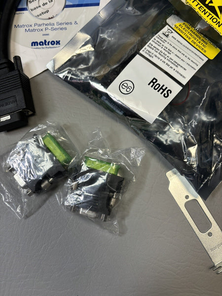New Accessory Kit Matrox Millennium P650 Low Profile PCI Video Card P65-MDDAP64F