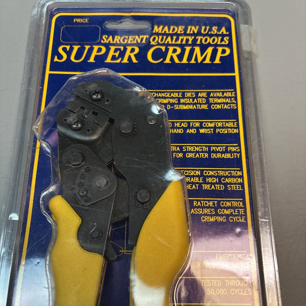 SARGENT 2182 CT SUPER CRIMP 20-12 AWG POWER POLE D-SUBMINIATURE