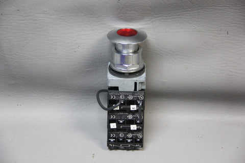 SIEMENS HEAVY DUTY RED ILLUMINATED EMERGENCY PUSH/PULL PUSHBUTTON 52PP7E2UB