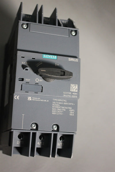 UNUSED SIEMENS SYSTEM PROTECTION CIRCUIT BREAKER 3RV2742-5GD10