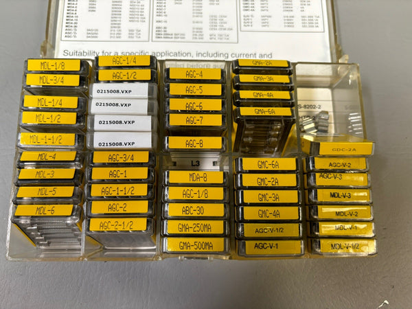 LOT OF MISC ASSORTMENT FUSES SMALL DIMENSION 125 VOLT FITS MOST ELECTRONIC EQP.
