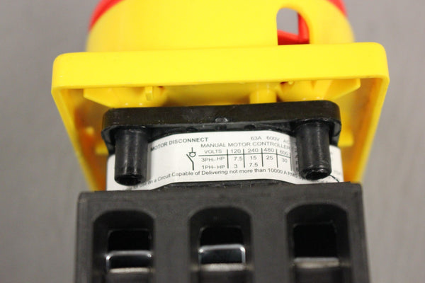 C3 CONTROLS MOTOR DISCONNECT SWITCH DDS2-360