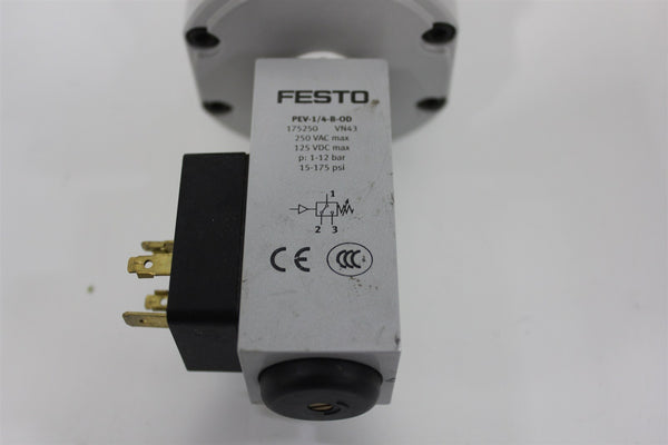 FESTO REGULATOR FRM-D-MAXI WITH BRANCHING MODULE PEV-1/4-B-OD