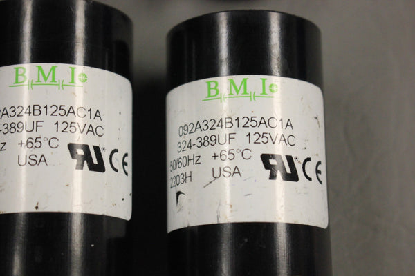LOT OF 2 NEW BMI 092A324B125AC1A 125 VAC START CAPACITORS