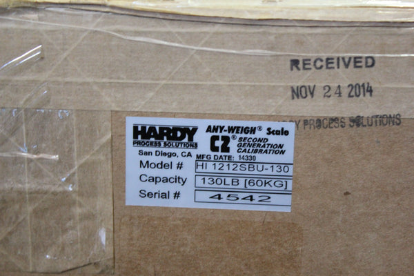 NEW HARDY HI 1212 UNIVERSAL BENCH SCALE 130LBS HI 1212SBU-130 ANY-WEIGH