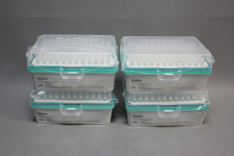 LOT OF 4 Mettler Toledo Rainin 30389240 200uL BioClean Ultra Tips