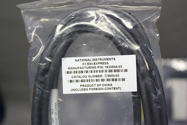 NATIONAL INSTRUMENTS MXI EXPRESS PXIe-8360 INTERFACE CARD W/CABLE 194402F-01L