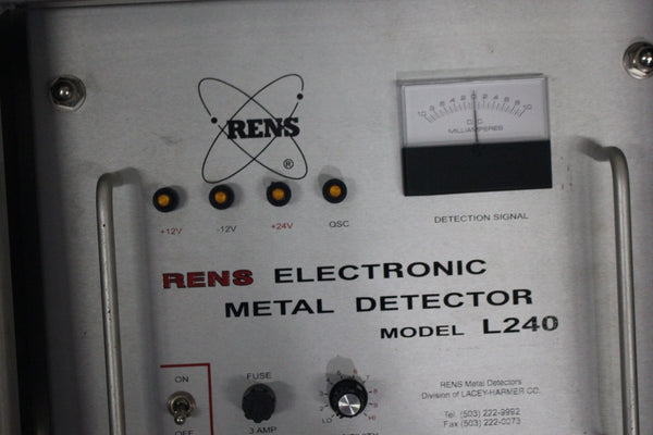 NEW RENS INDUSTRIAL METAL DETECTOR CONTROLLER L240