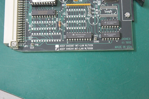 DIONEX NETWORK INTERFACE CARD 046341 INT-LAN W/000K