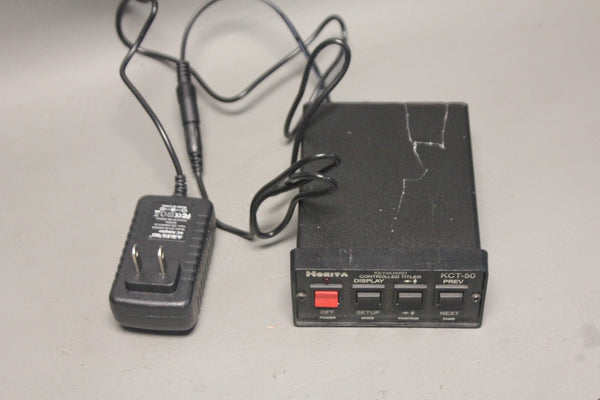 Horita KCT-50 Keyboard Controlled Titler Character Generator With Power Supply