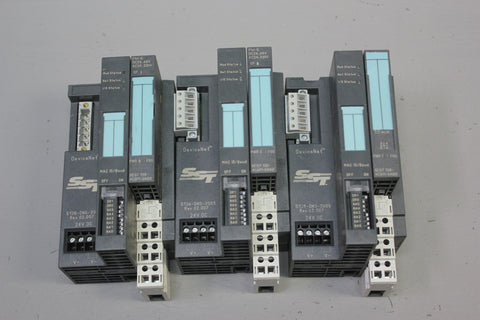 LOT OF 3 SST  5136-DNS-200S + SIEMENSD 6ES7 138-4CB11-0AB0 DEVICENET
