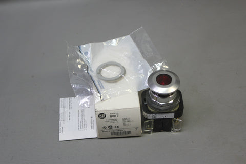 NEW ALLEN BRADLEY ILLUMINATED PUSHBUTTON  800T-FXQH24RA1 SER. T