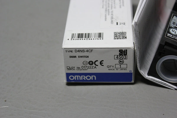 NEW OMRON D4NS-4CF  SAFETY-DOOR SWITCH 19117ZA