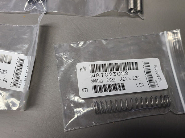 LOT OF NEW WATERS WASHERS & SPRINGS