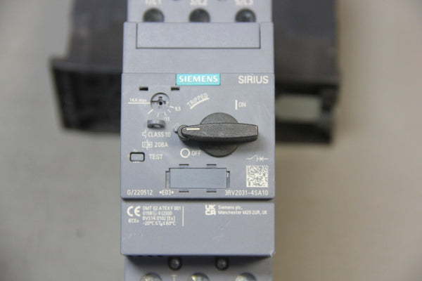 UNUSED SIEMENS MOTOR PROTECTION CIRCUIT BREAKER 3RV2031-4SA10