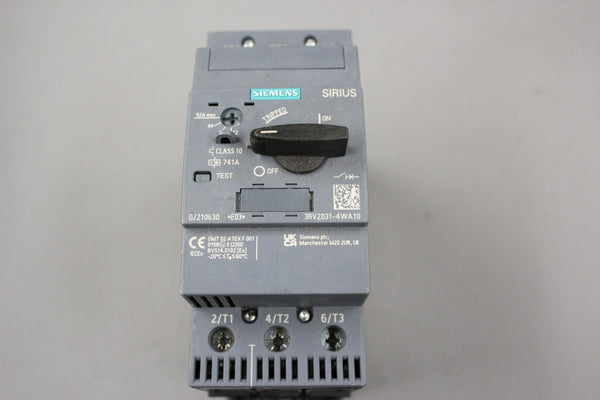SIEMENS SIRIUS CONTACTOR MOTOR STARTER 3RV2031-4WA10