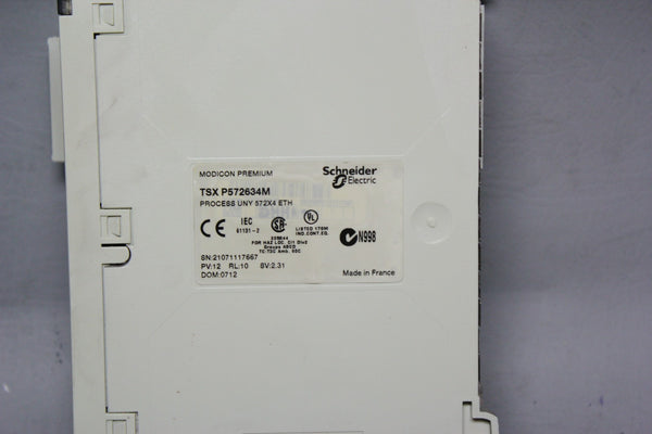 SCHNEIDER MODICON PREMIUM PROCESSOR UNIT & ETHERNET MODULE  TSX P572634