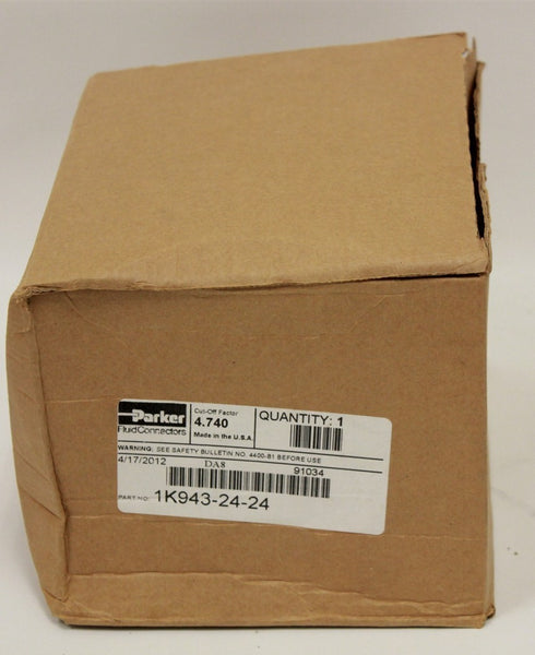  PARKER PRESSURE FLANGE HEAD 90° 1K943-24-24