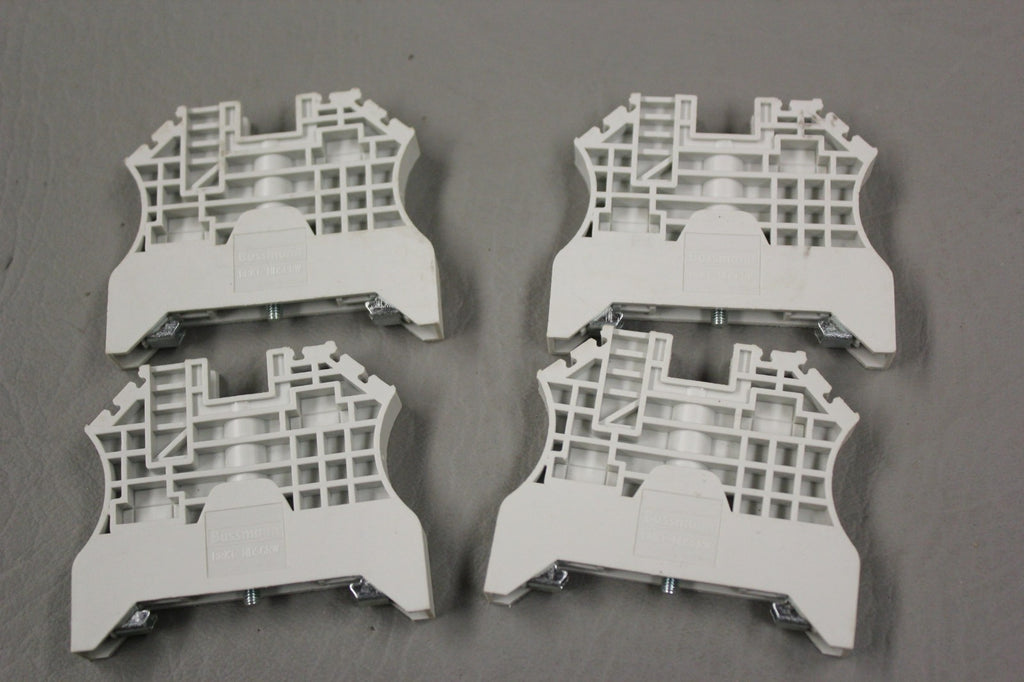 LOT OF 4 BUSSMANN TERMINAL BLOCKS  BRKT-NDSCRW