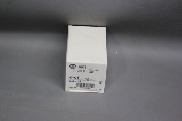 NEW ALLEN BRADLEY POTENTIOMETER POT 800T-U29 SER. Q