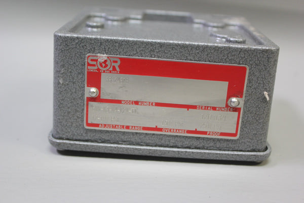 NEW SOR PRESSURE SWITCH 6NN-K3-M4-C2A-TT 12-100PSI
