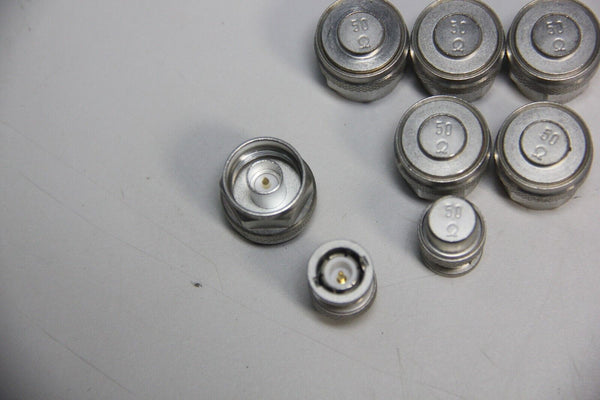 LOT OF 8 ROSENBERGER 50OHM RF TERMINATION TYPE N & BNC