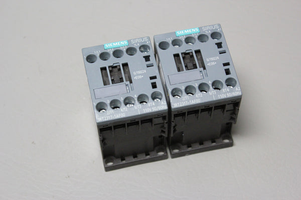 LOT OF 2 SIEMENS CONTACTORS  3RT2317-1AF00