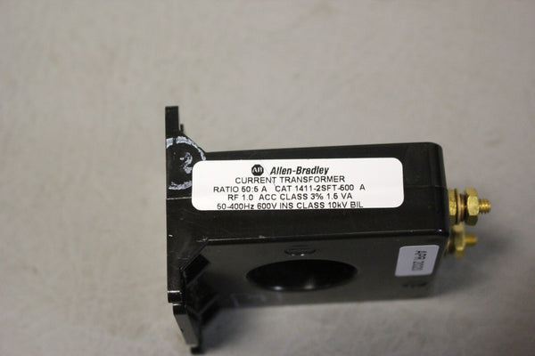 ALLEN BRADLEY CURRENT TRANSFORMER 50:5 1411-2SFT-500 A