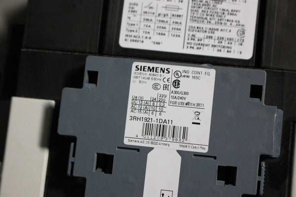 SIEMENS POWER CONTACTOR 3RT1045-1AK60