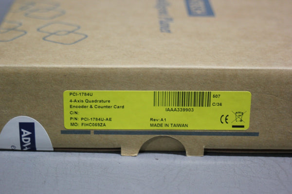 NEW ADVANTECH 4 AXIS QUADRATURE ENCODER & COUNTER CARD PCI-1784U FACTORY SEALED