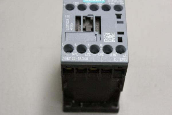 SIEMENS 3RH2122-1BG40 CONTACTOR RELAY