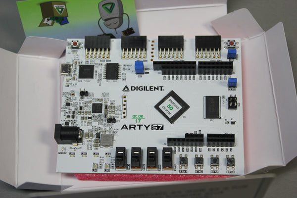 NEW DIGILENT ARTY S7 XILINX SPARTAN-7 FPGA DEVELOPMENT BOARD S7-50